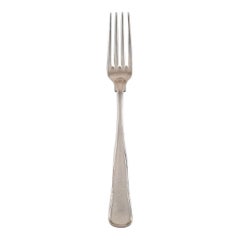 Cohr 'Denmark' Old Danish Lunch Fork, Silver Cutlery, 1950s, 12 Pieces