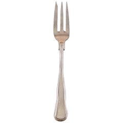 Hans Degner Old Danish Cake Fork in Silver, 1940s, 26 Pieces
