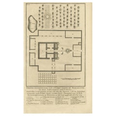 Antique Print of the Lodge at Barsaloor by Valentijn '1726'