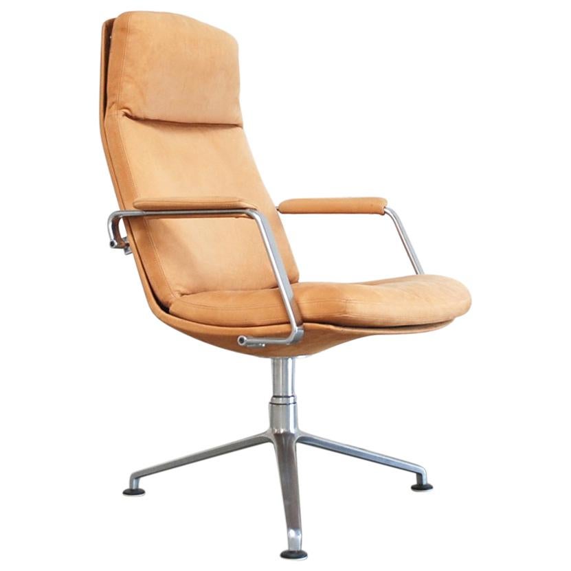 Kill International FK 86 Office Chair Cognac Leather by Kastholm & Fabricius