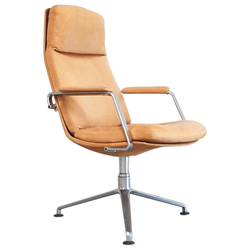 Kill International FK 86 Office Chair Cognac Leather by Kastholm and