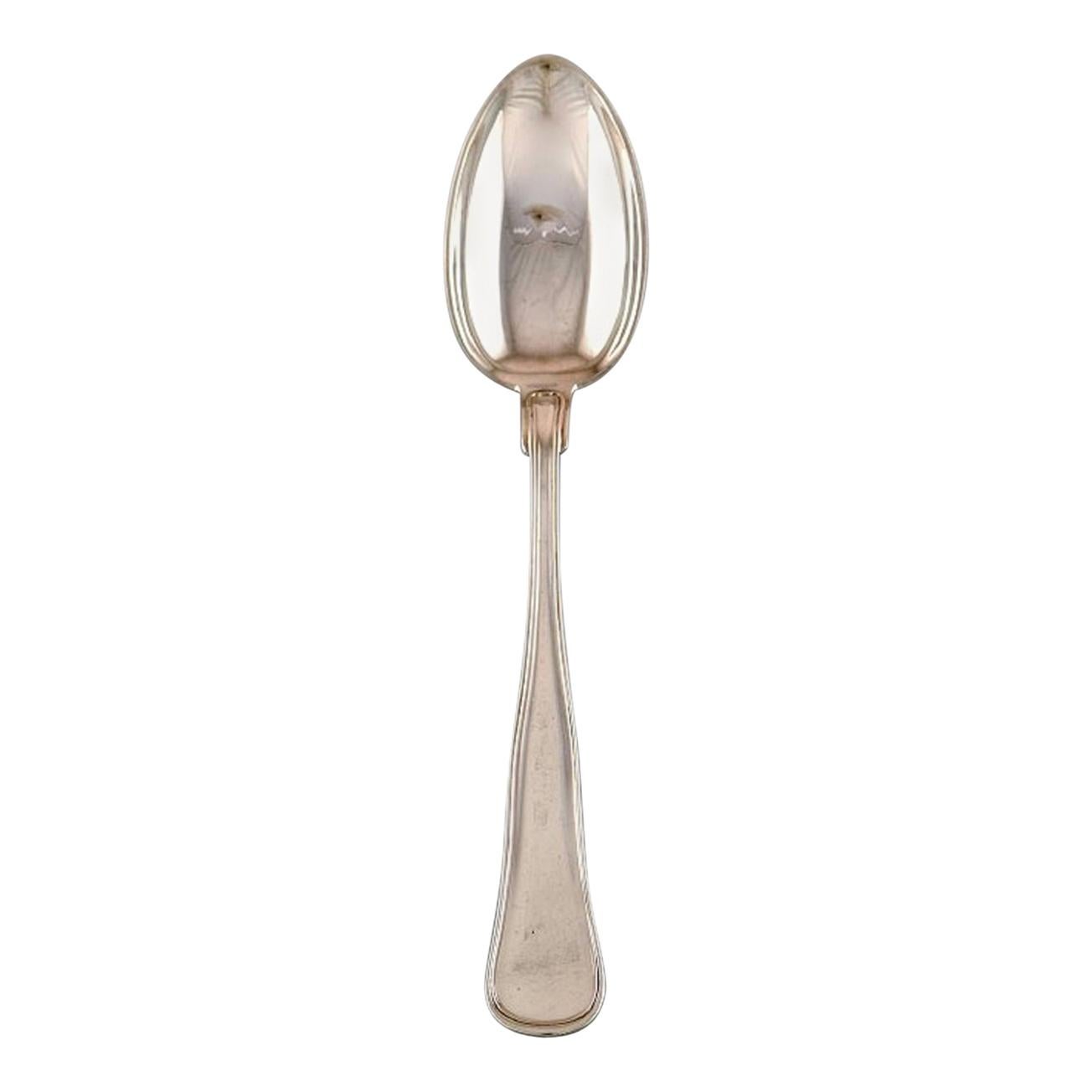 Horsens Silver 'Denmark', ancienne grande cuillère à soupe danoise en argent des années 1950, 13 Pieces