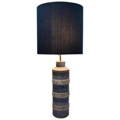 Lampe de bureau italienne en céramique de style mi-siècle moderne par Aldo Londi pour Bitossi