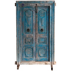 Vintage Impressive Set of Indian Doors with Surround