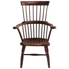 Georgian Fruitwood Windsor Chair, England, circa 1800