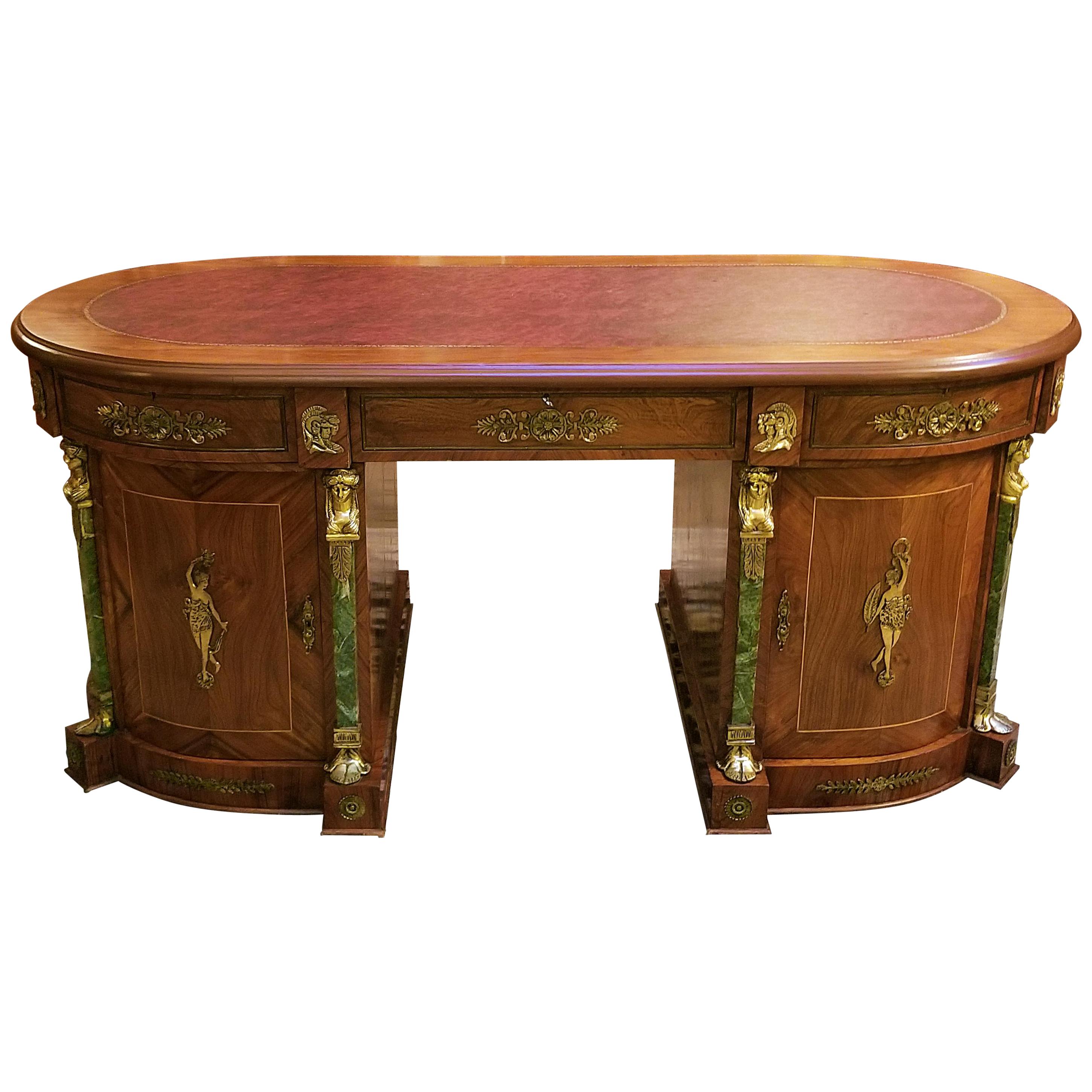 Egyptian Classical Revival Desk at 1stDibs classical desk, egyptian desk