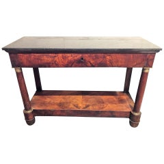 19th Century French Empire Console Table