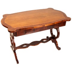 Austrian Biedermeier Writing Desk with One Drawer