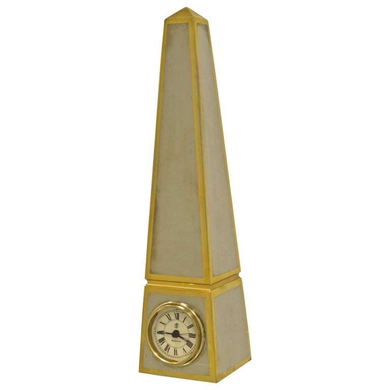 Obelisk Clock, Limited Edition For Sale at 1stDibs
