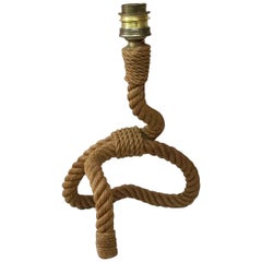 Audoux Minet Rope Lamp, circa 1960