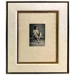 Rockwell Kent Pencil Signed Lithograph "Greenland Mother, Nursing Child", 1934