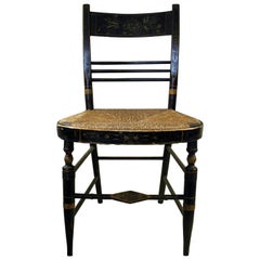 19th century Painted Maple Hitchcock Chair