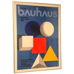 Gerahmte Vintage Bauhaus 50. Jahrestag von Herbert Bayer