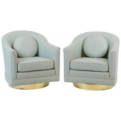 Harvey Probber Style Swivel Chairs