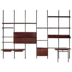 Vintage Osvaldo Borsani for Tecno Wall Unit in Rosewood