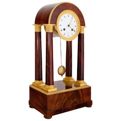 Antique Directoire Clock, France, 1830