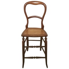 Antique 19th Century Regency Beech Childs Chair