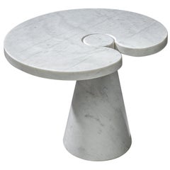 Tavolino in marmo "Eros" di Angelo Mangiarotti