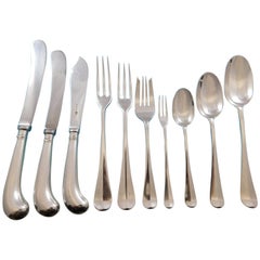 Queen Anne by James Robinson Sterling Silver Flatware Set Dinner 120 pieces