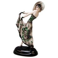 Goldscheider Vienna Dakon Lady Dancer Lilian Harvey Modell 6551 Hergestellt ca. 1933