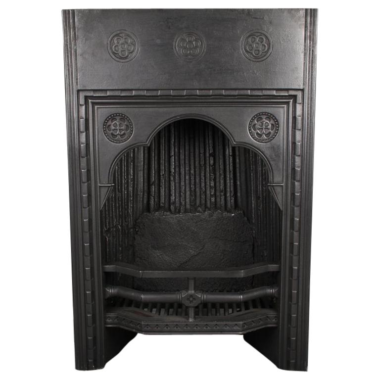 Rare Tudor, Neo Gothic Register Grate, English Mid-19th Century For Sale