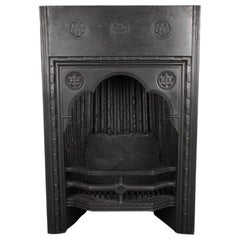 Rare Tudor, Neo Gothic Register Grate, English Mid-19th Century