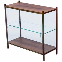 Small display cabinet in rosewood made in Sweden, 1960s