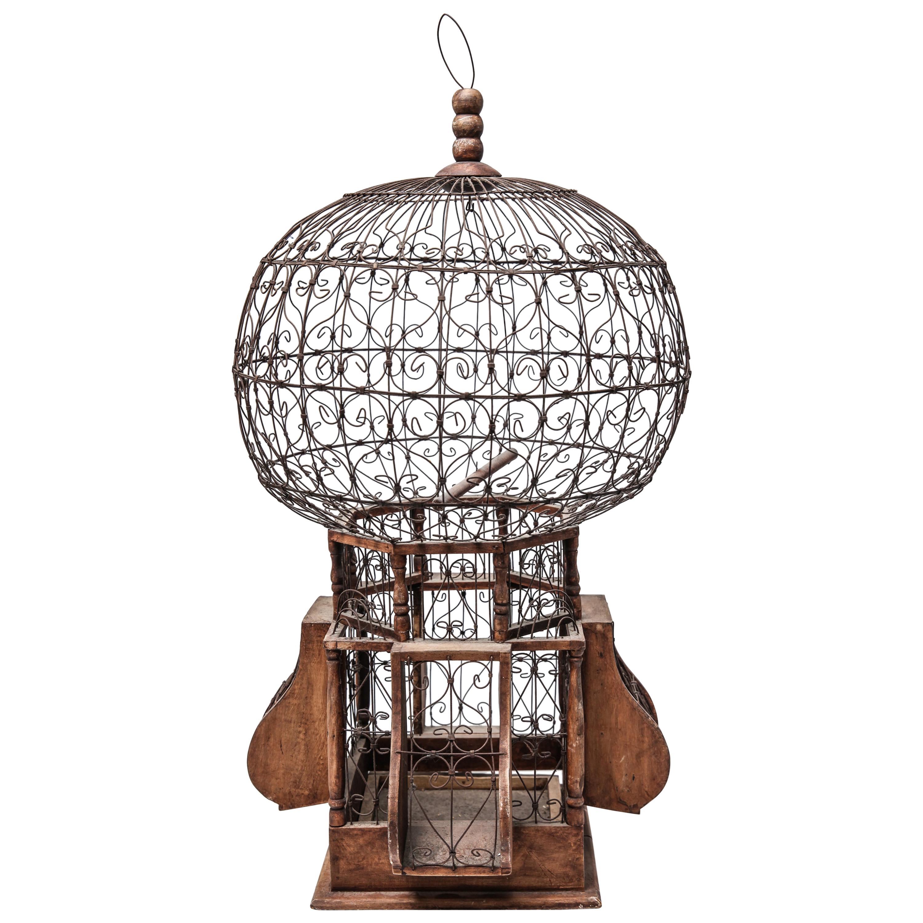 Victorian Style Ornamental Bird Cage