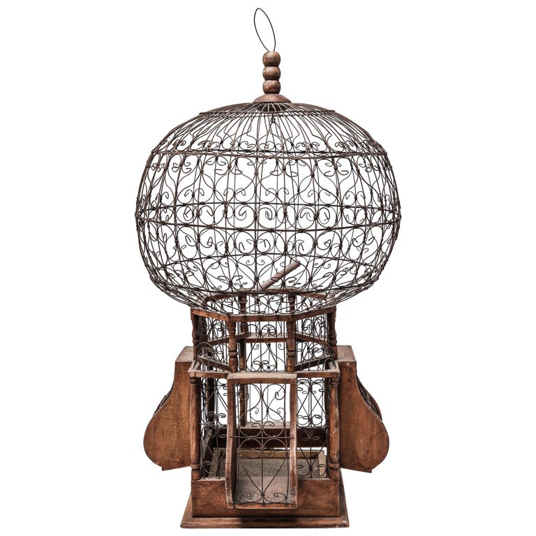 Victorian Style Ornamental Bird Cage At 1stdibs