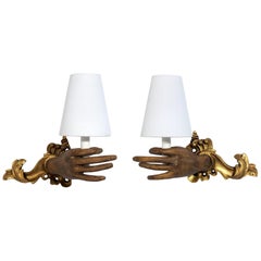 Gilt Italian Hand Sconces