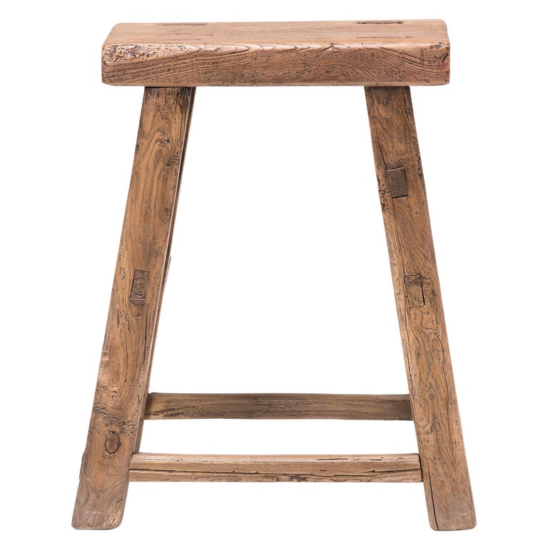 Early 20th Century Provincial Chinese Porch Stool at 1stDibs