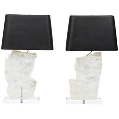 Large Selenite Lamps
