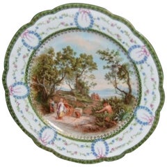 20th Century Decorative Scenic Plate Signed Andrea Appiani B