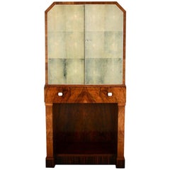 English Art Deco Liquor Cabinet