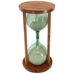 Riesige 44" Tall Table Pedestal Sanduhr Sanduhr Timer Skulptur Künstler