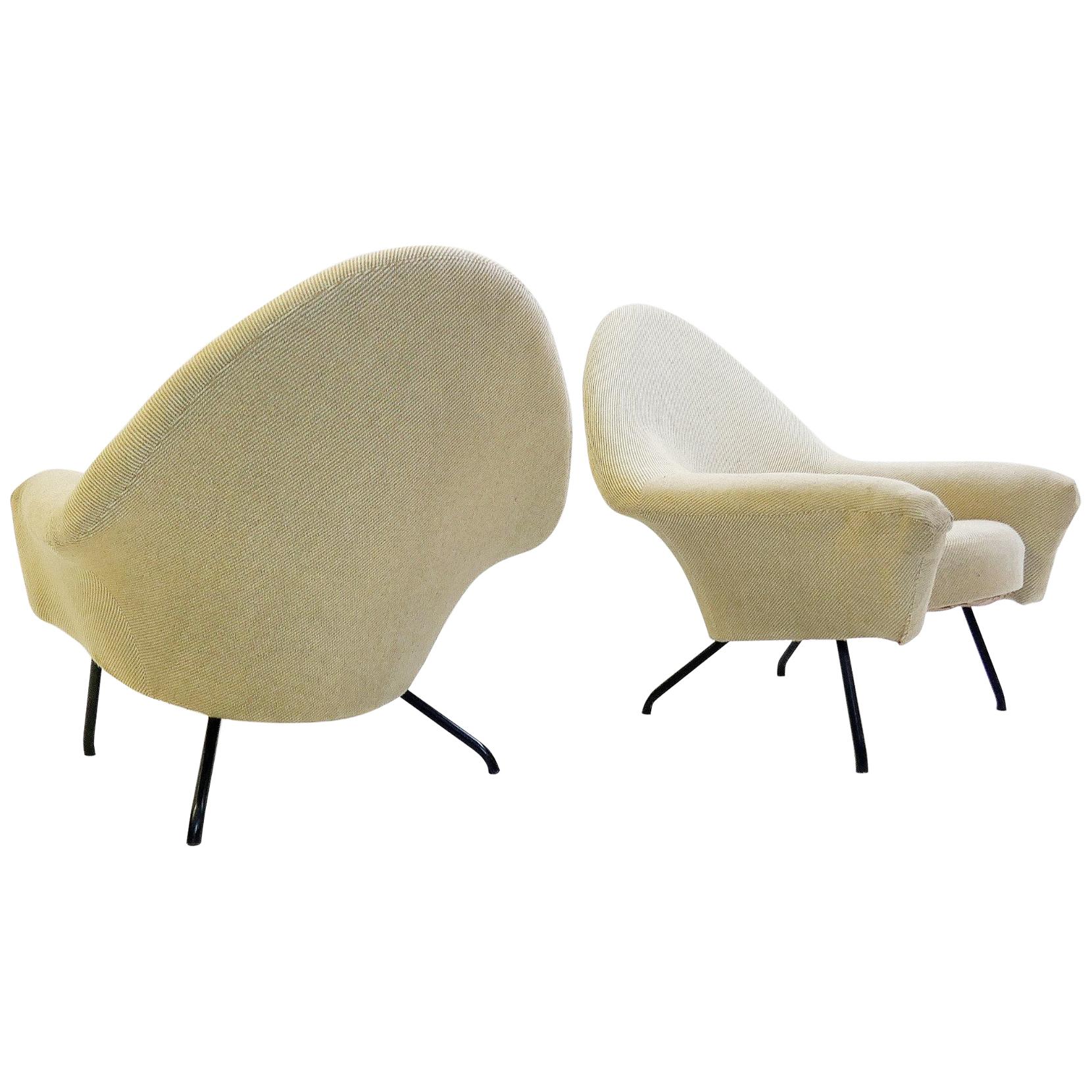 Pair of Armchairs Model 770 by Joseph-André Motte, 1958