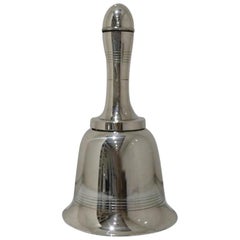 Early 20th Century George V Silver Plate Bell Formed Cocktail Shaker, circa 1935