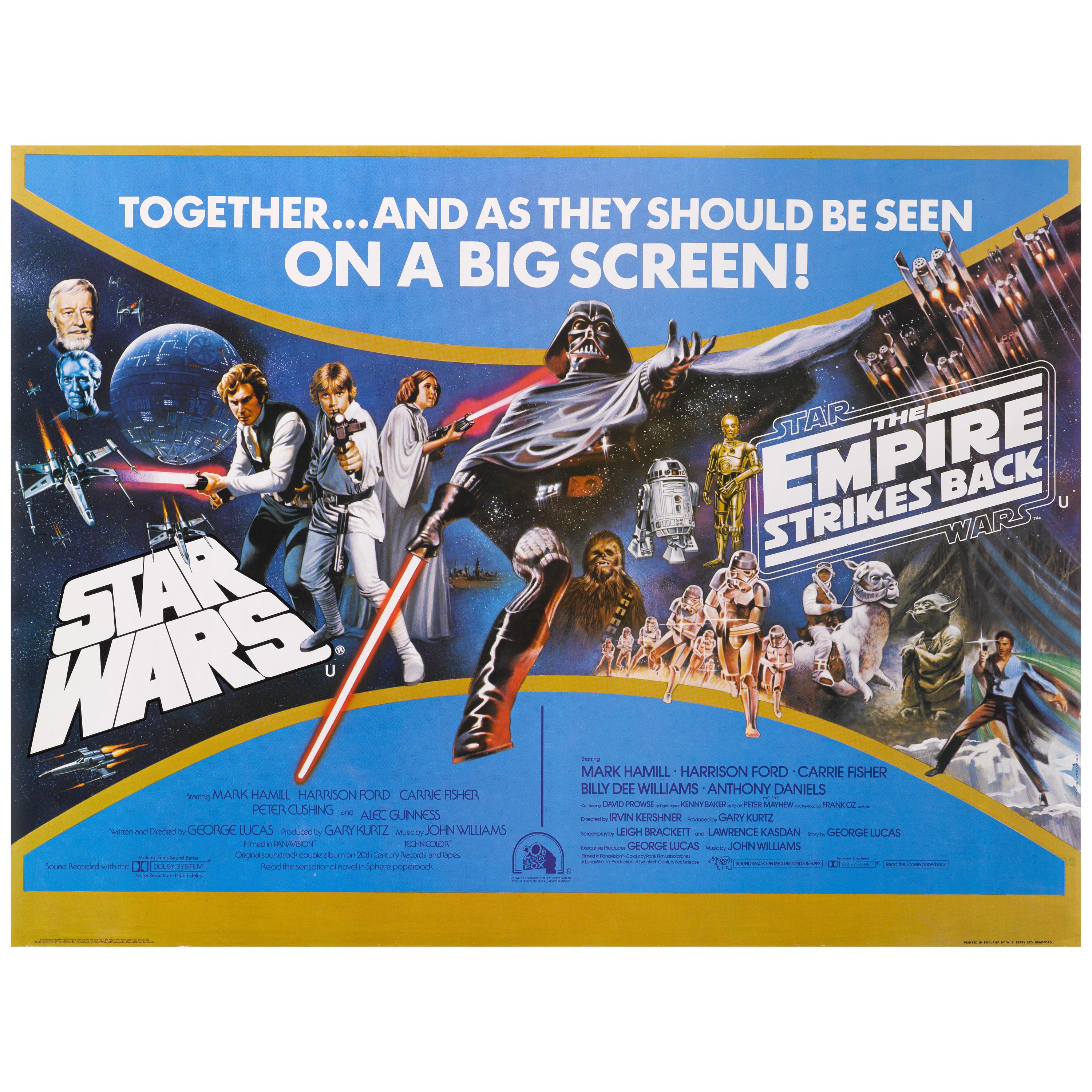 "Star Wars / The Empire Strikes Back" Film Poster