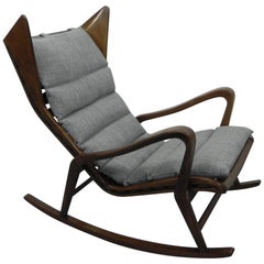 Rare Studio Cassina Rocking Chair Model 572