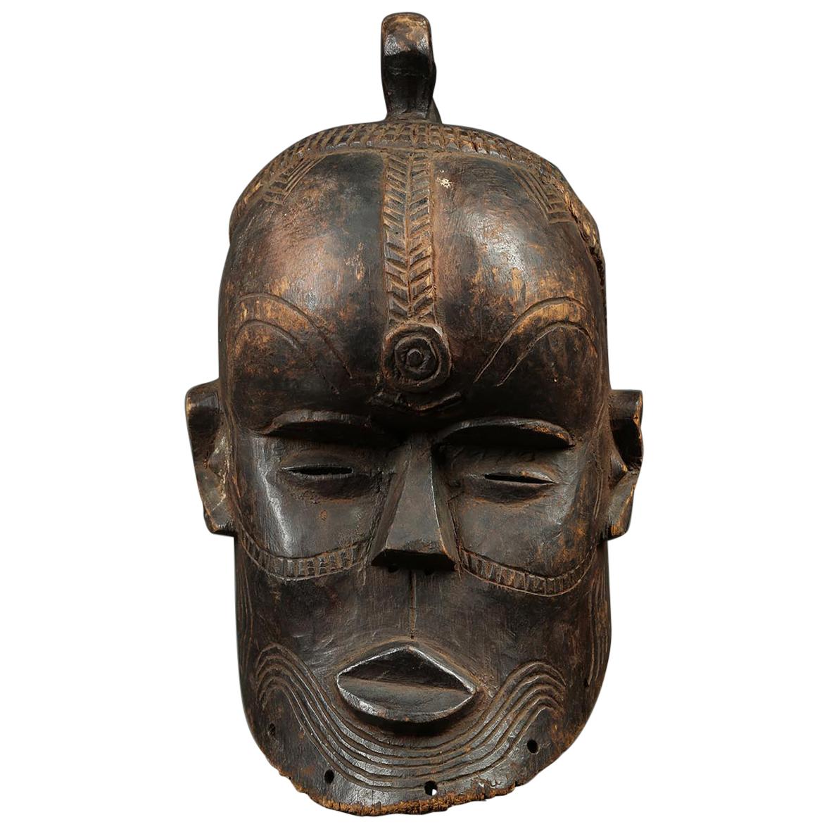 Kete Tribal Helmet Mask, Congo, Africa