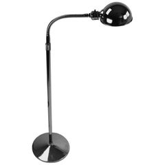 Adjustable Chrome Gooseneck Floor Lamp by Ajusco