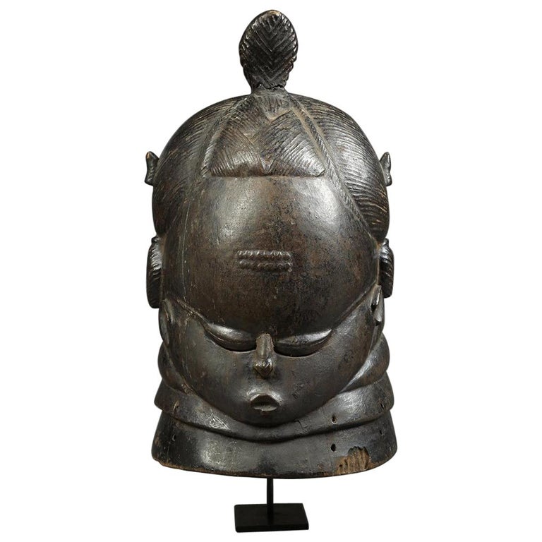 Mende Bundu Helmet Mask, Sierra Leone For Sale at 1stdibs