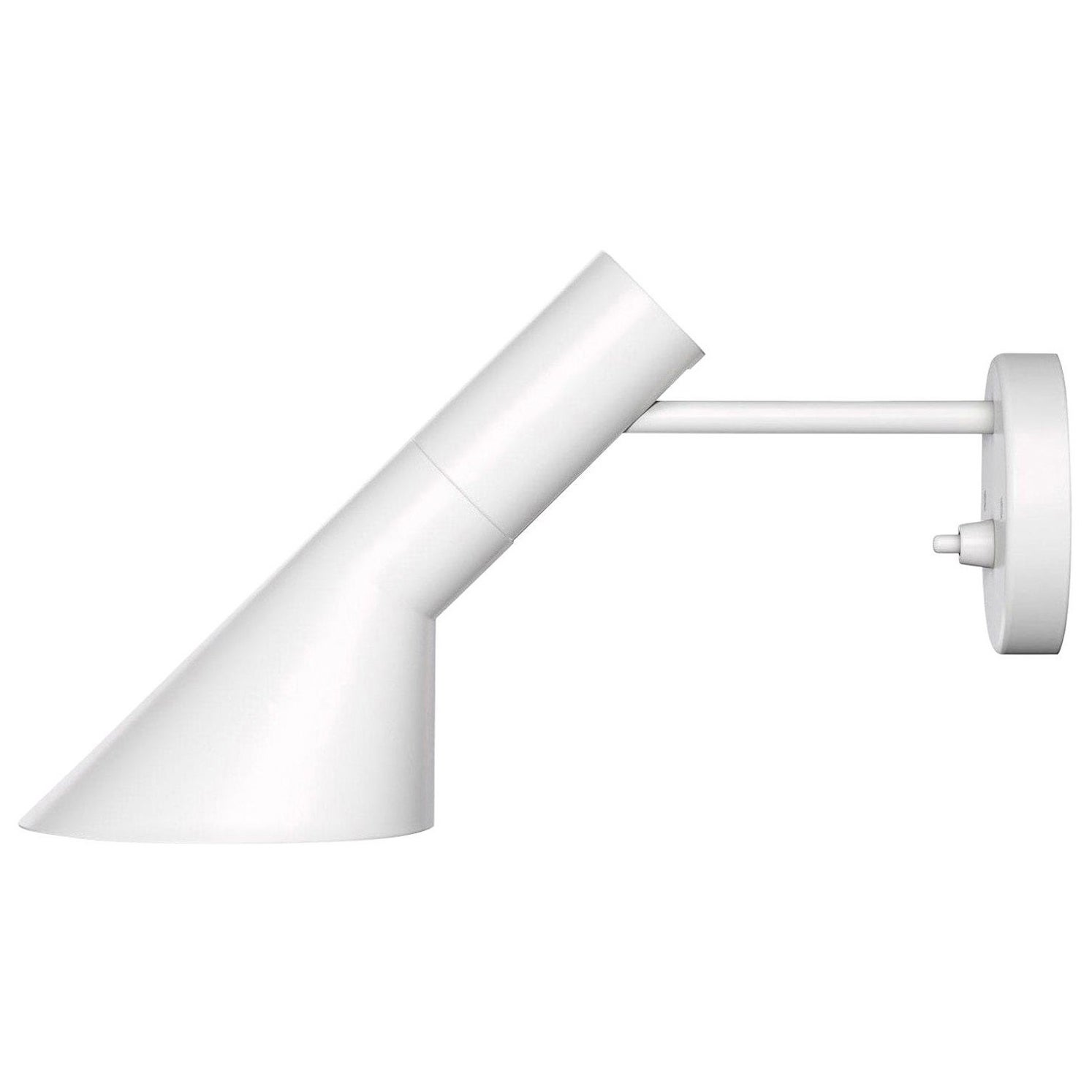 Arne Jacobsen AJ Wall Light for Louis Poulsen in White For Sale