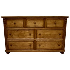 Pine Chest of Seven Drawers