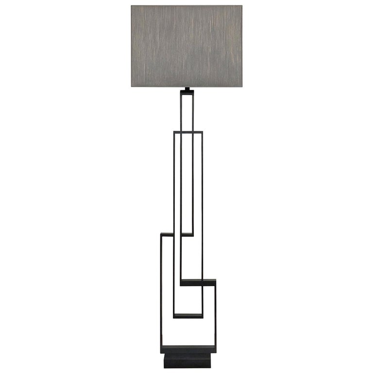 Contemporary Handcrafted Geometric Floor Lamp Ilios In Brass And Contemporary Handcrafted Geometric Floor Lamp Ilios In Brasarble