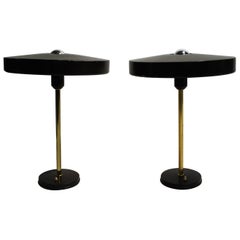 Vintage Louis Kalff Table Lamps, Pair of 2, 1960s