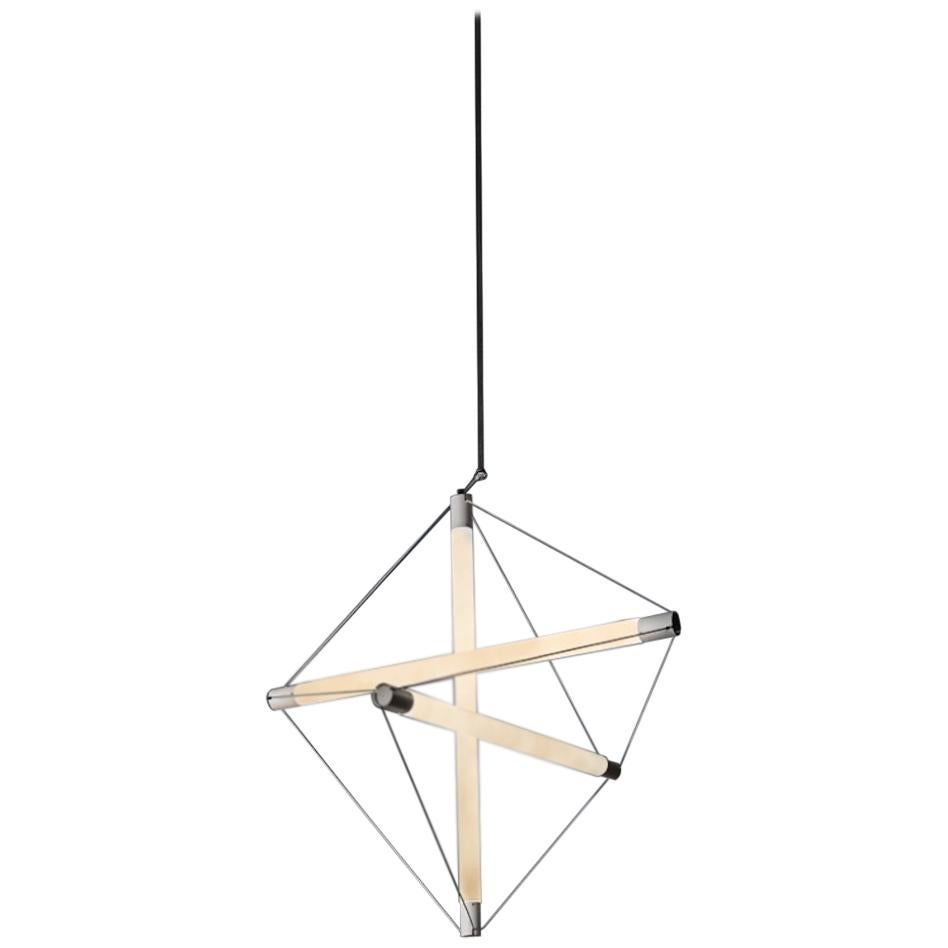 "Light Structure" Three Tube Suspension Fixture by Peter Hamburger/Ingo Mauer For Sale
