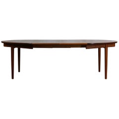 Hans J. Wegner Teak Dining Table for Johannes Hansen, 1950s