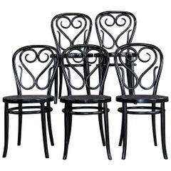 Set of Five Bentwood Bistro Chair