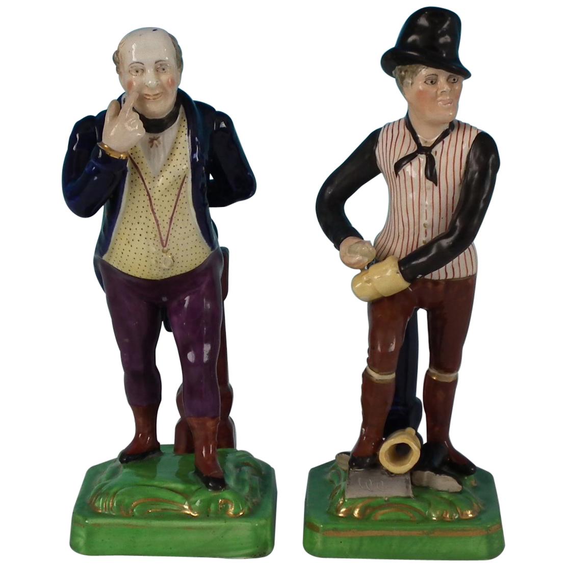 Pair of Dudson Staffordshire 'Mr Pickwick & Sam Weller' Figures